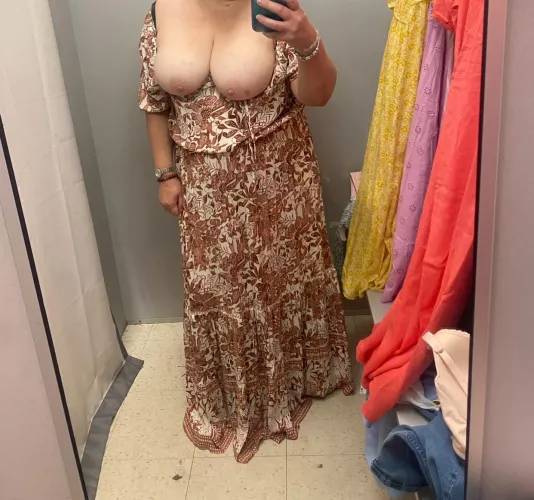 I like the way this dress sits but the length could be problematic. I’d hate to trip and fall flat on my…. by Matts_girl