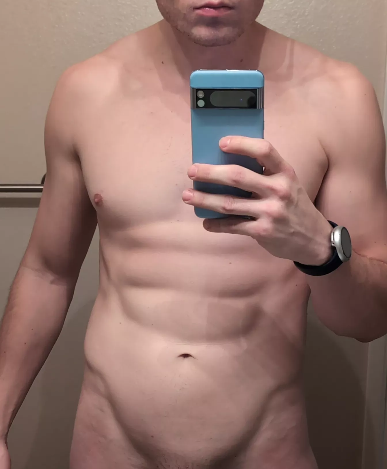 I want your tongue going down this V until you reach my 😈 posted by BlueEyedMexicano707