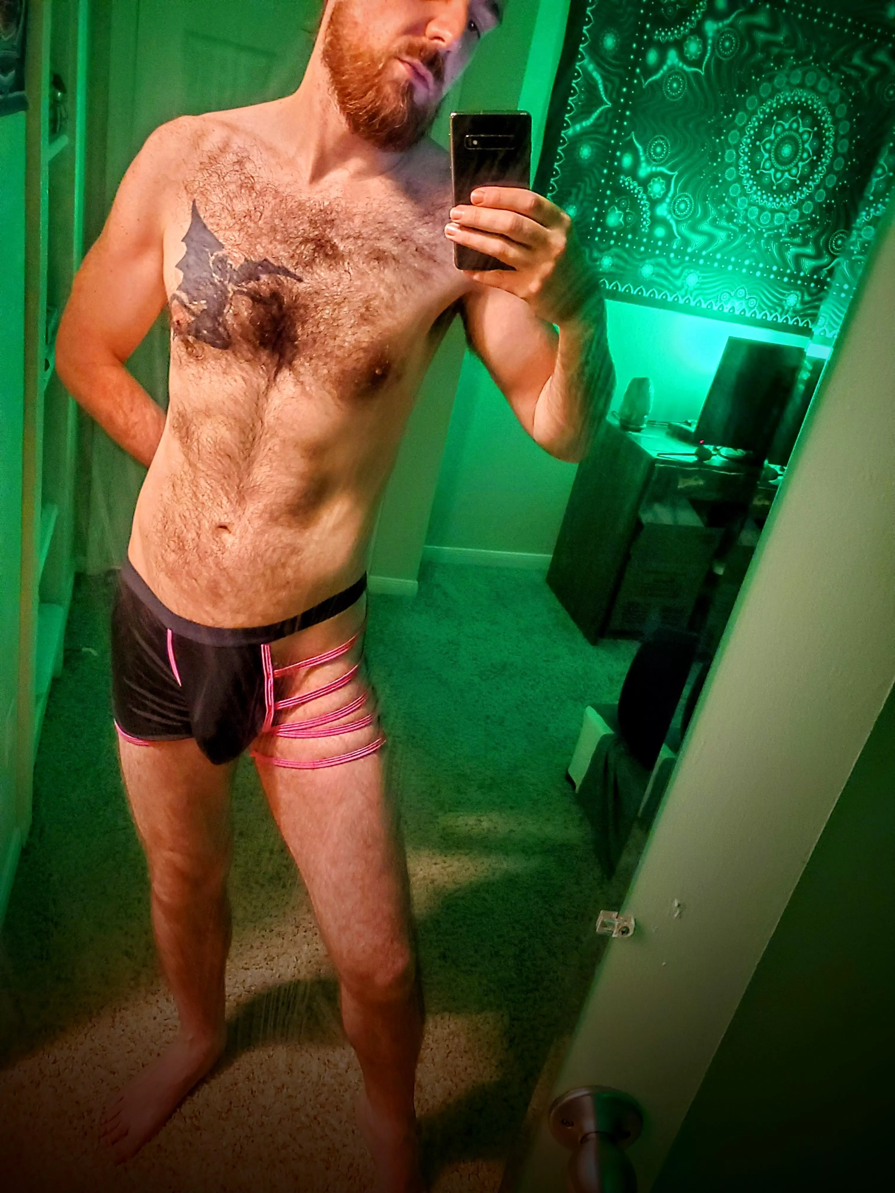 Like a femboy, but hairier. Way hairier. posted by OGKissesDownBelow