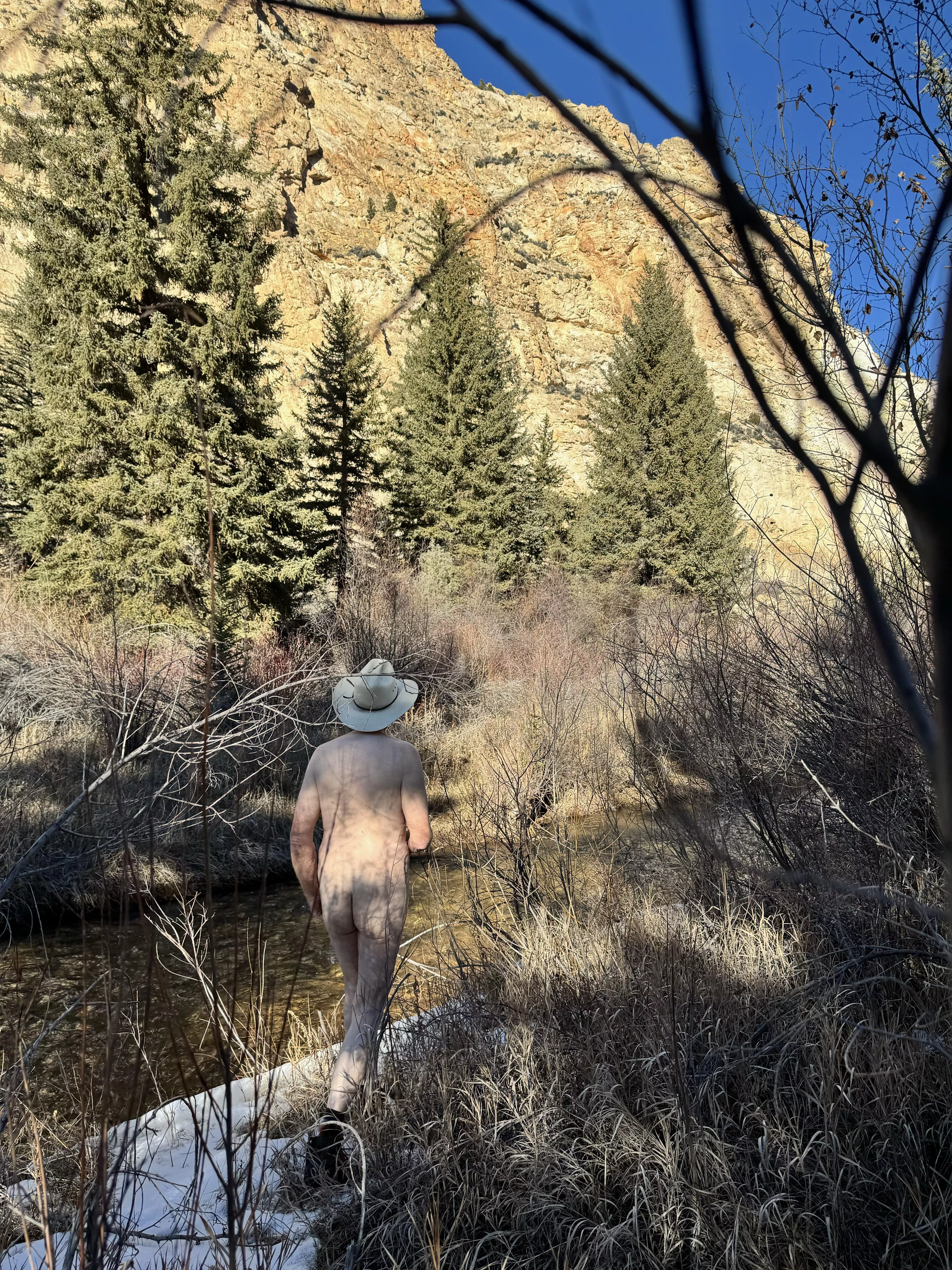 Naked Hiking -Nothing but Blue Skies Ahead 😊 posted by Fickle-Repair486