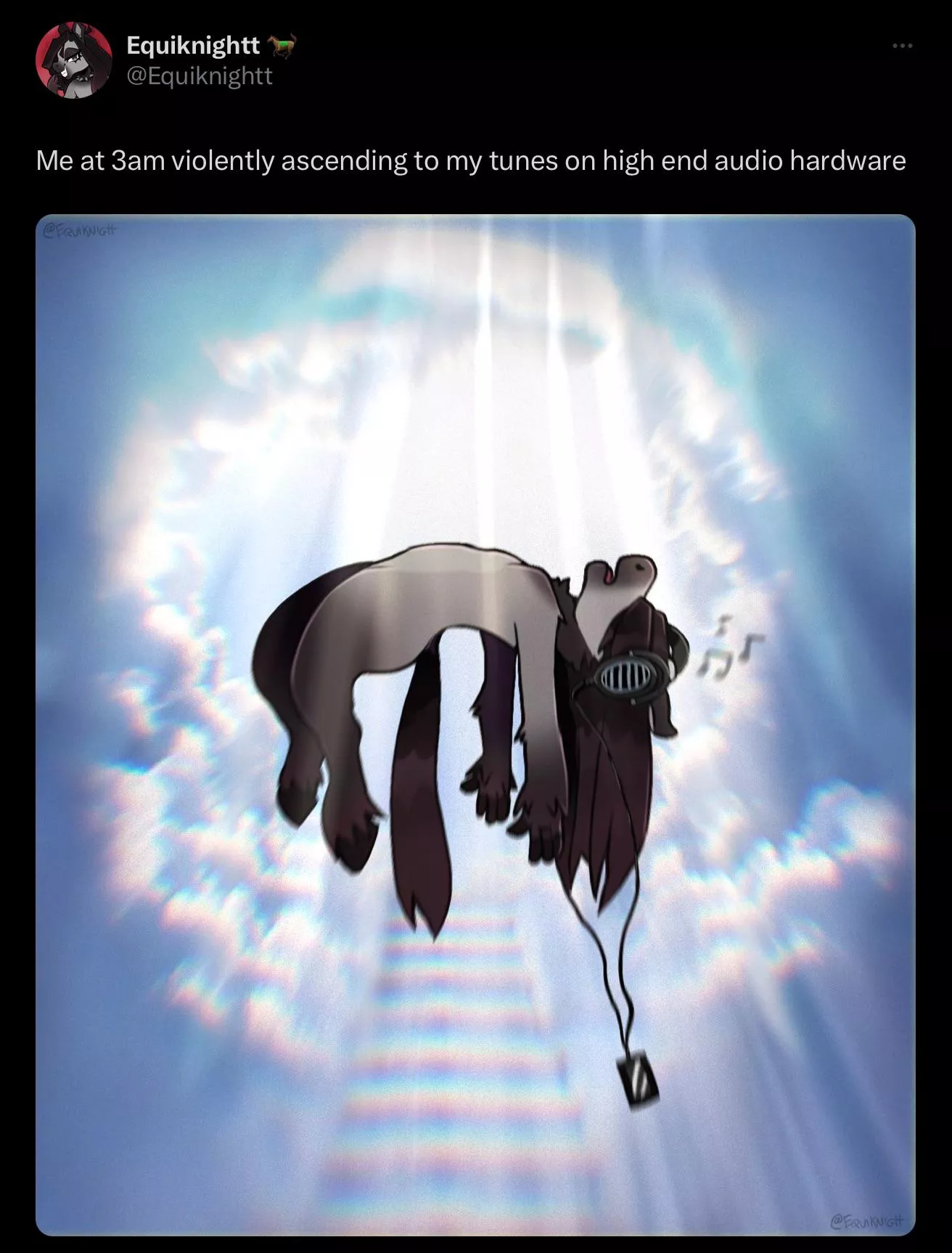 One of my stupid drawings from tonight pfft posted by Equiknighttt