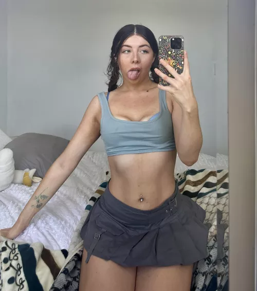 Quick pic before college by Inevitable-Orchid335