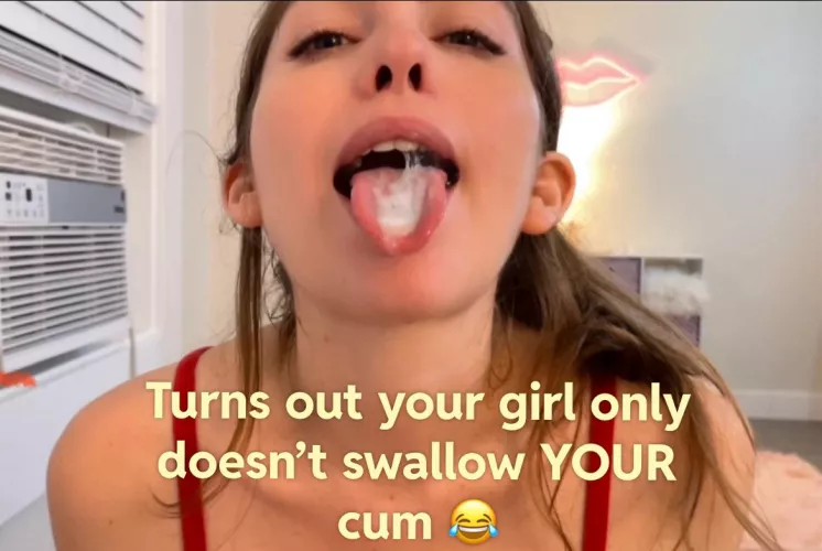 She loves the taste of everyone else’s cum by Kylieisland
