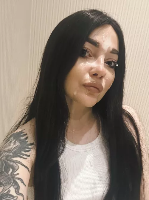 So pretty with cum by x_piece_of_me