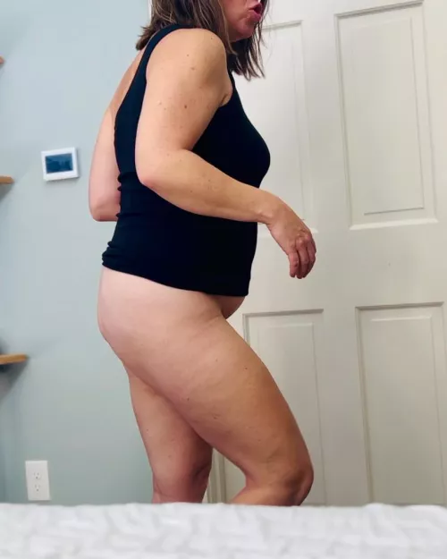 Thinking today is a no underwear type of day [F43] by ChubbyYogaMom