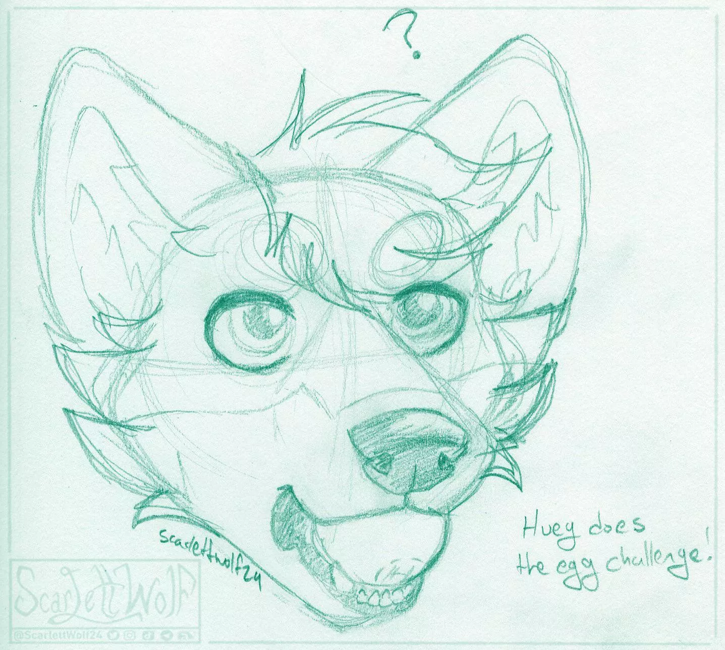 What would ur sona do if you put an egg in their mouth?? posted by scarlettwolf24