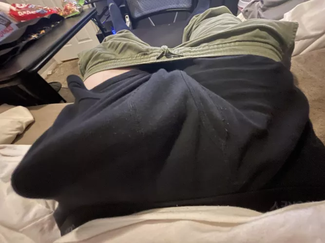 what would you do if you saw a bulge like this in public? by GreatAd6575