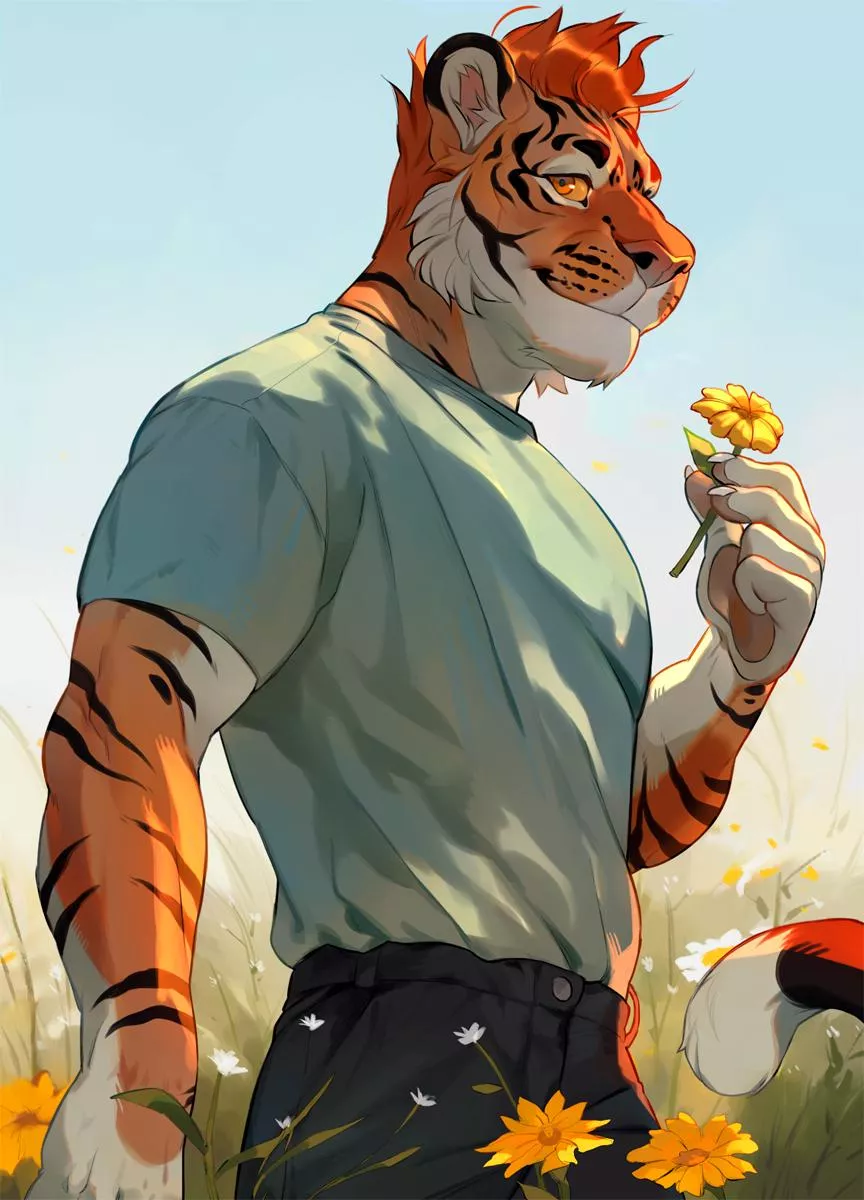 A Very Handsome Tiger [BigRoundLion] posted by DL2828
