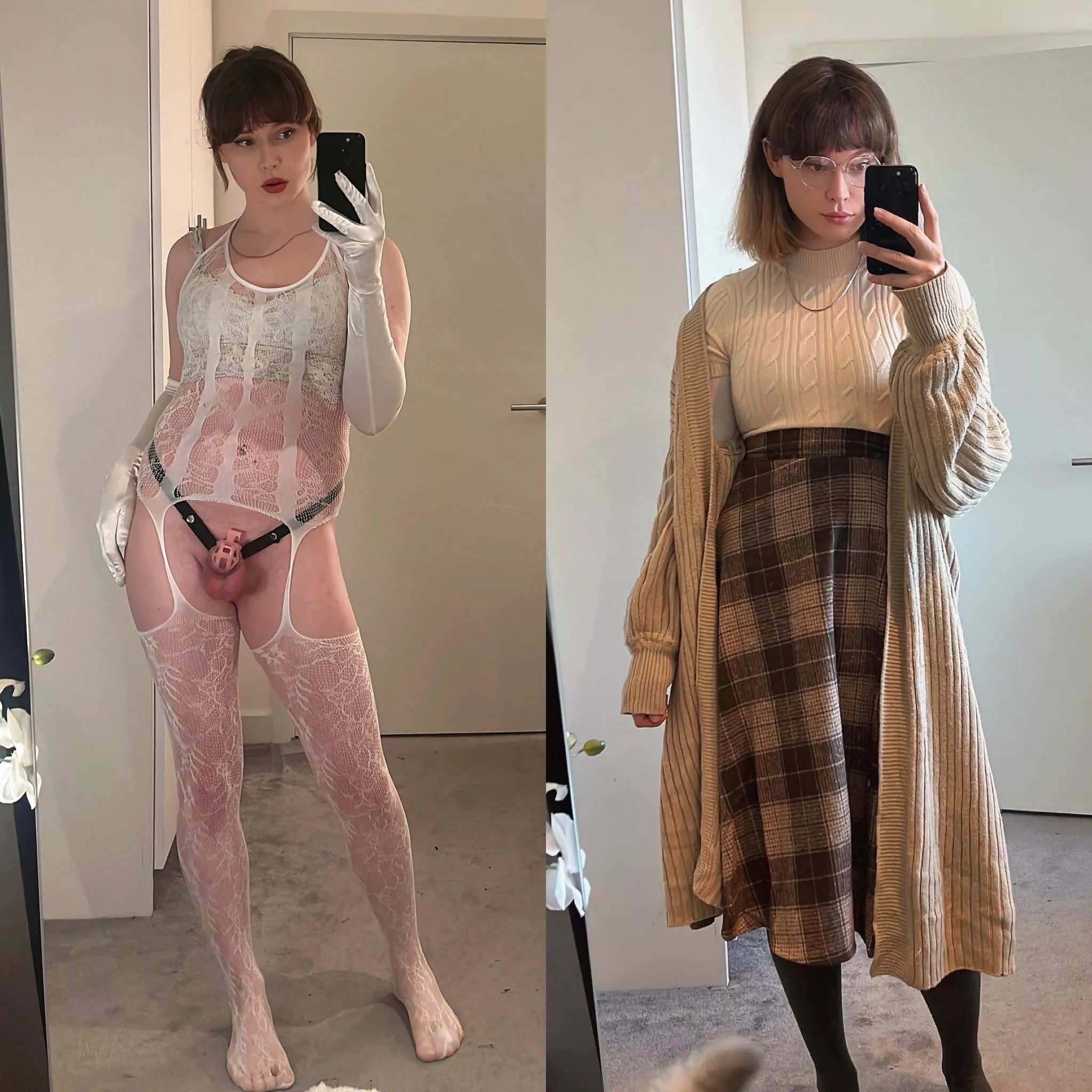 At home I’ll be your cocksleeve, or I’ll be innocent and cute👉🏻👈🏻 posted by suselida