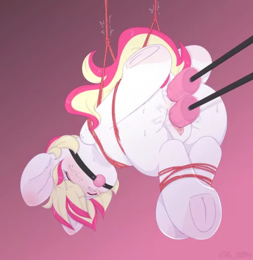 Bondage fucking machine fun (artist:lil_chif) by TheAlmightyToaster01