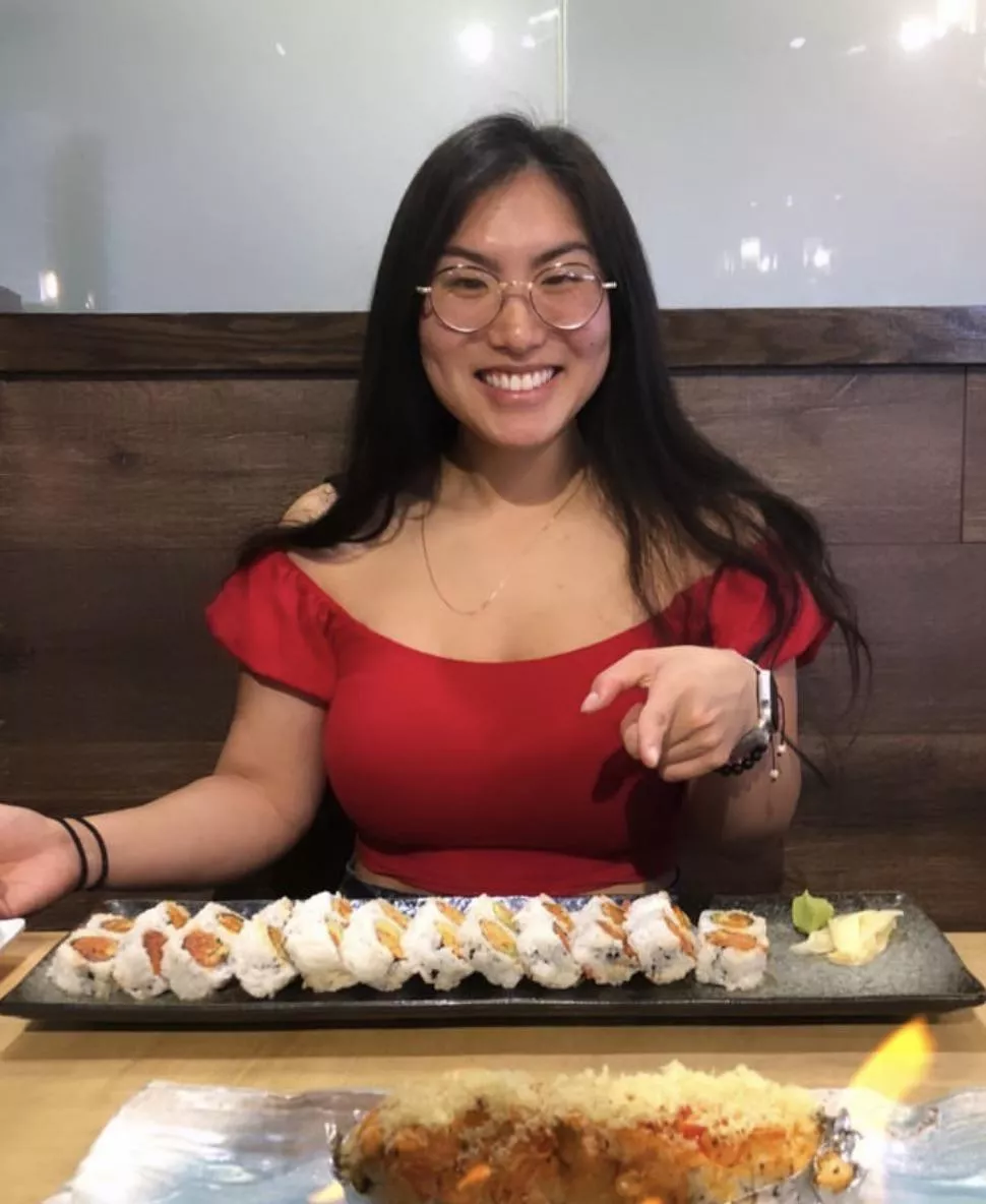 Busty in red posted by anonymous123456_