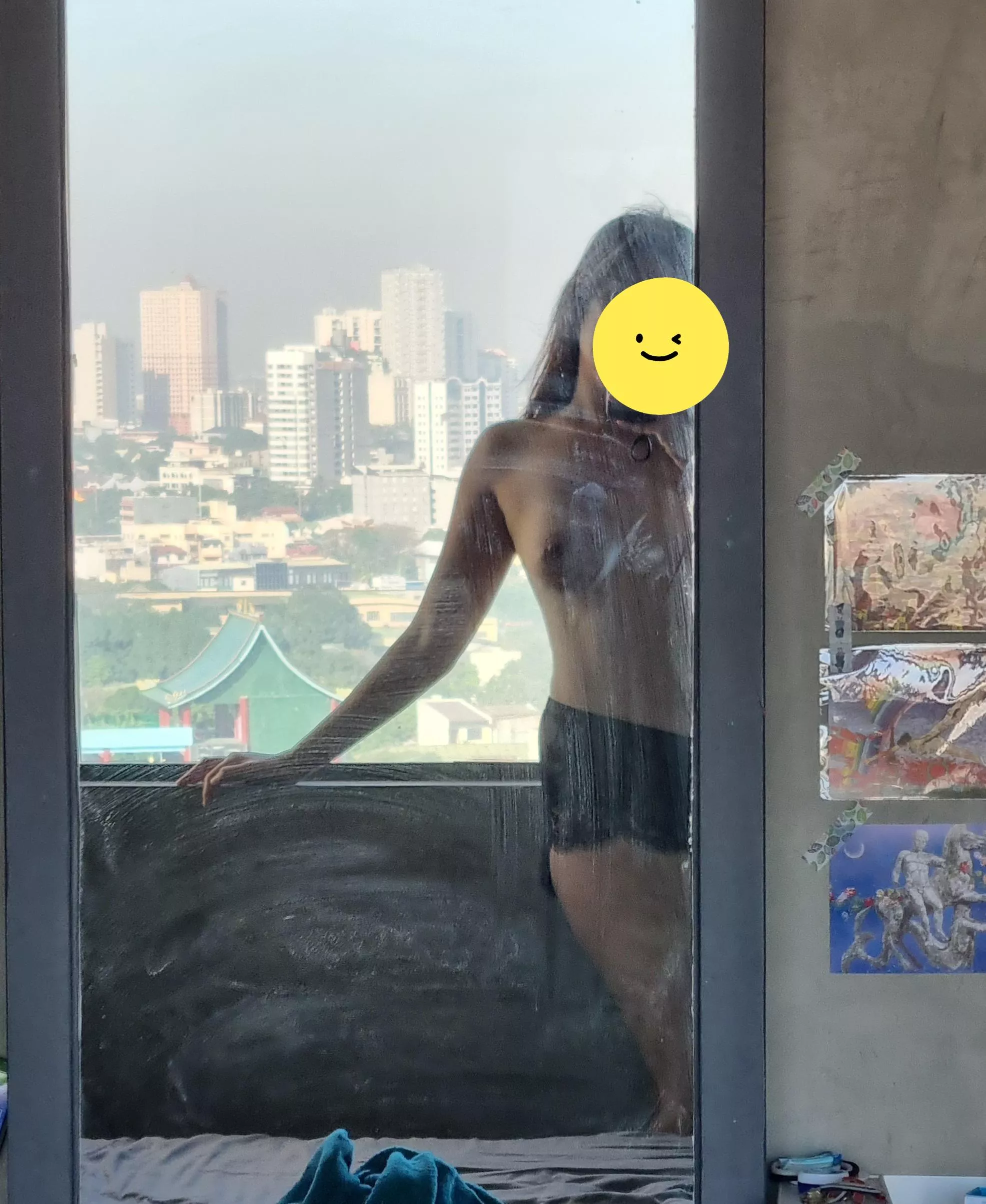 Clean this mirror [f]or me? 🫠 posted by This-Schedule-6531