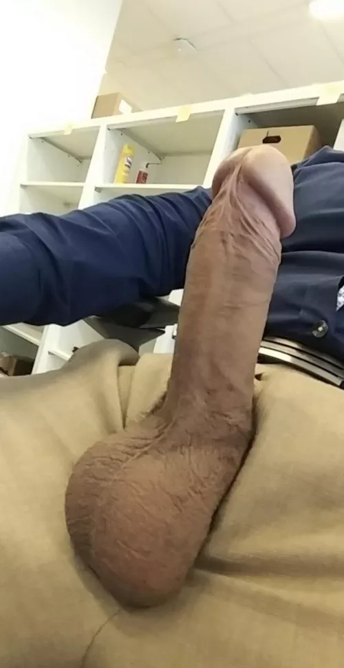 Cock out at work. Who’s assisting? by thiisguuy1