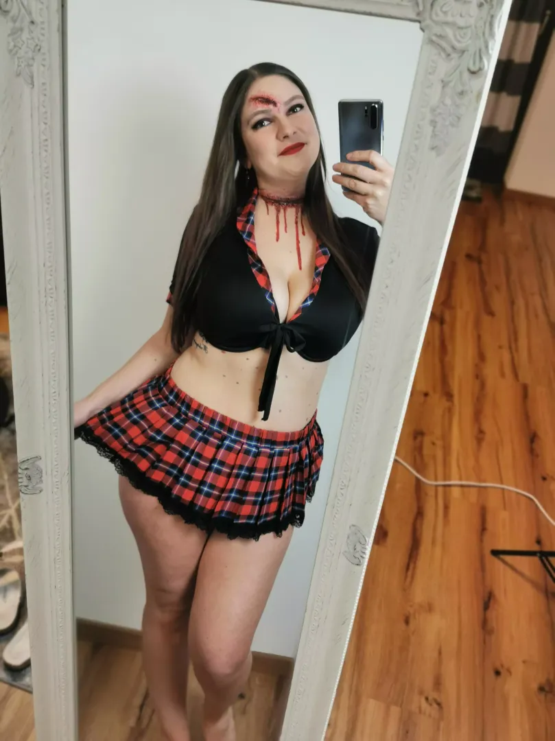 Halloween school girl b1tch :-) posted by germanbombshell