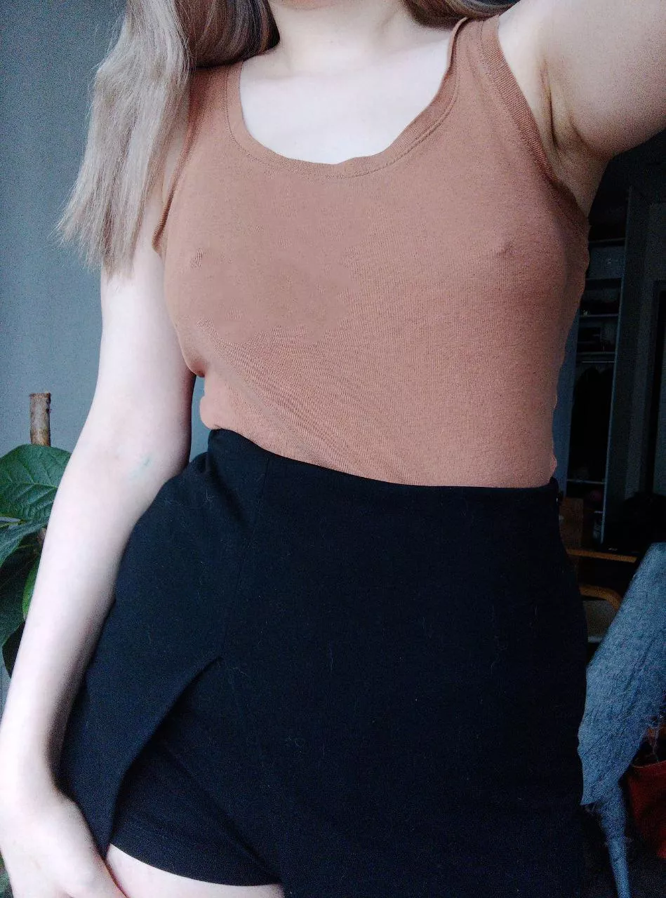I'm always braless to tease guys posted by pixiiie_chloe