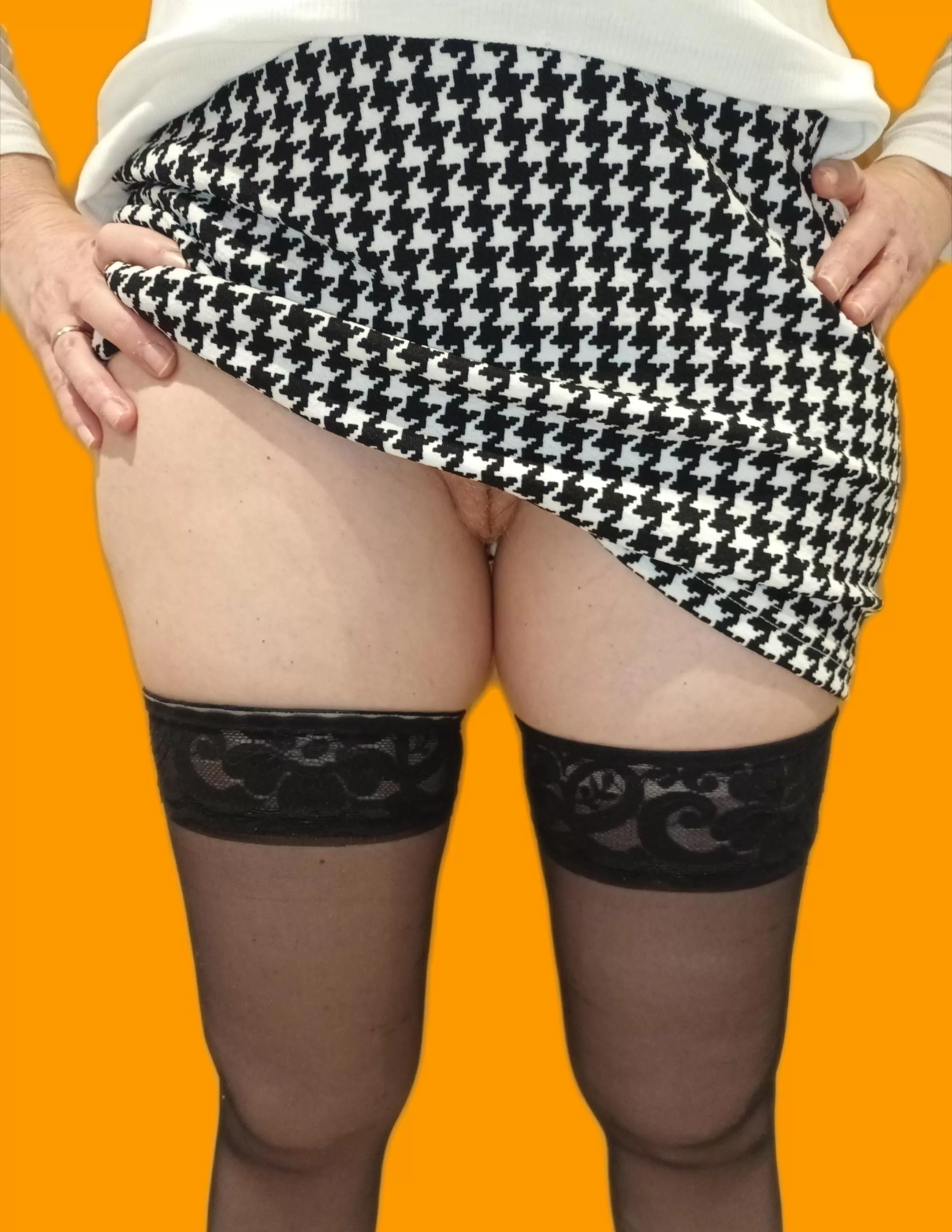 My skirt accidentally moved up a bit in church posted by germanslut3