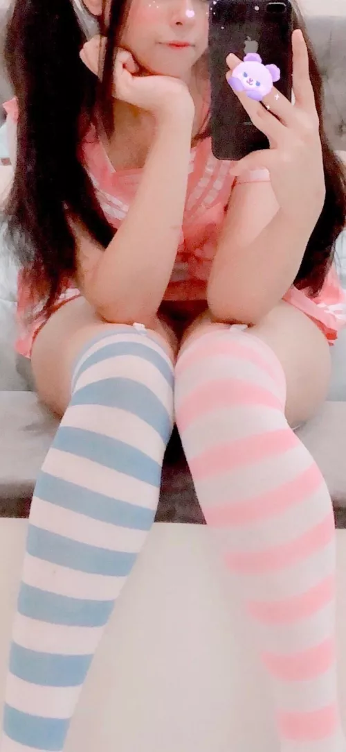 Old photo of the first time I dressed feminine by L0v3ly-me