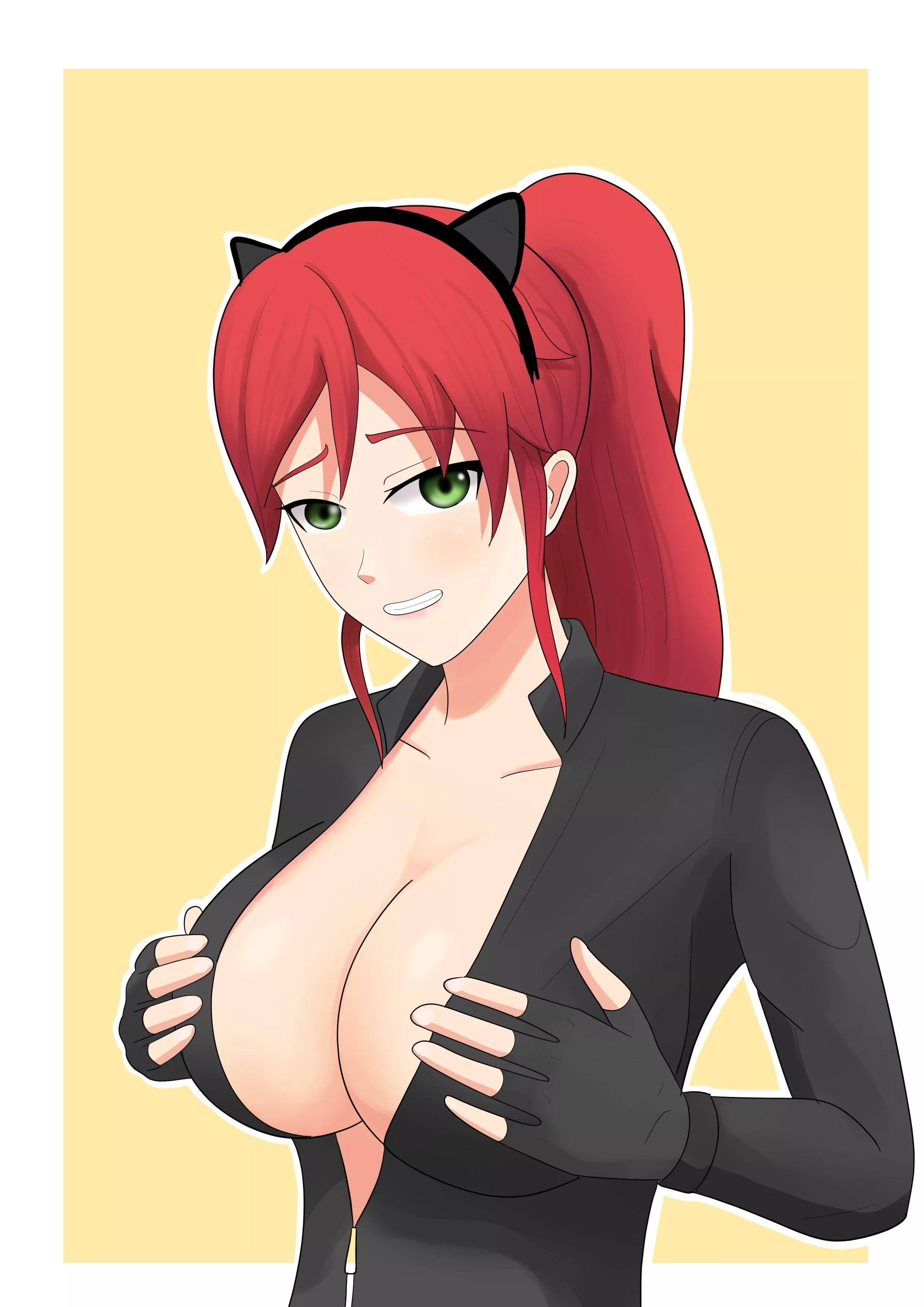 Pyrrha catwomen cosplay (fahaami) [rwby] posted by darkrobbe1
