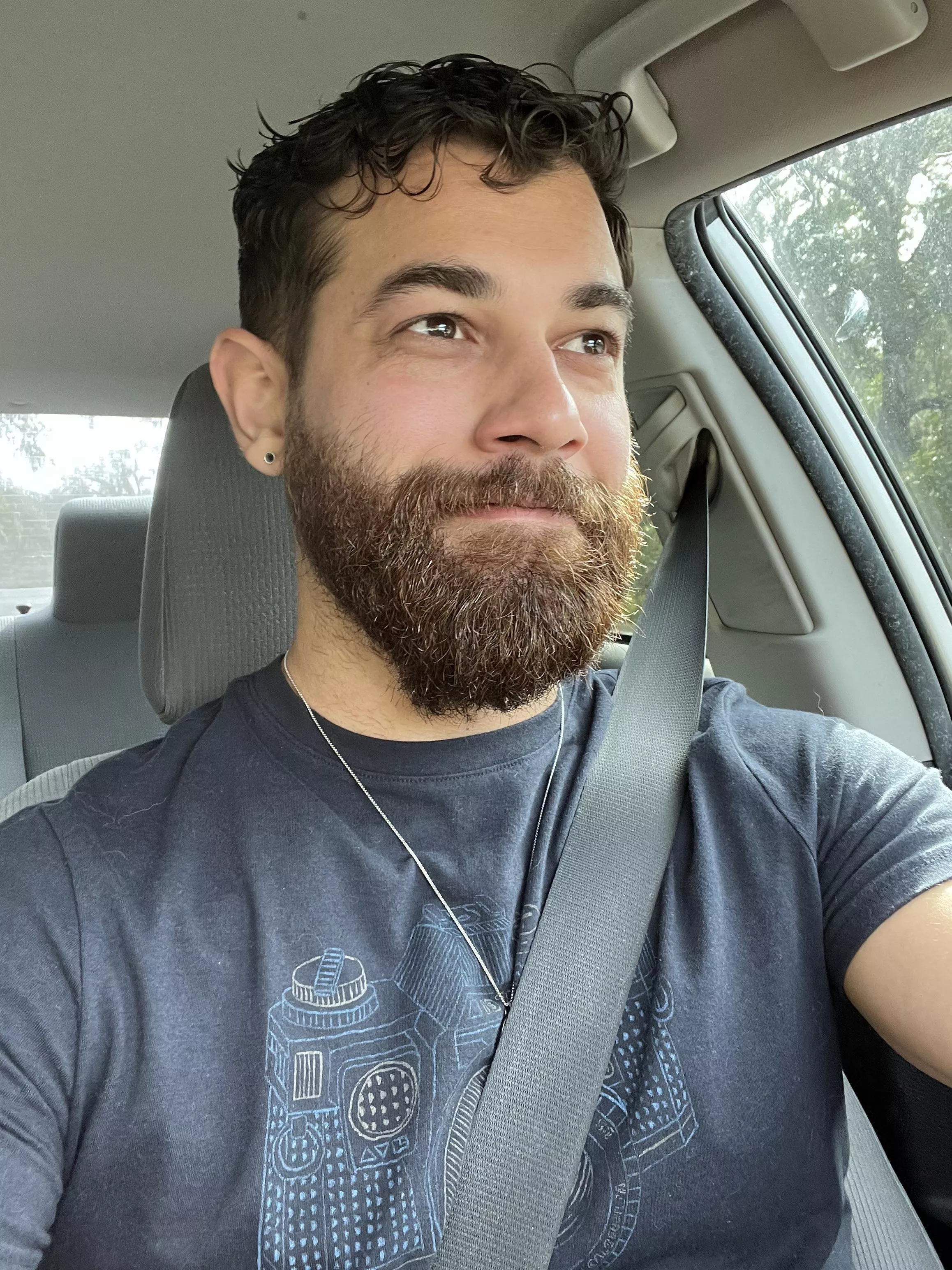 Tried trimming my beard but there’s always that stray patch that eeks out 😅 posted by NOINWV