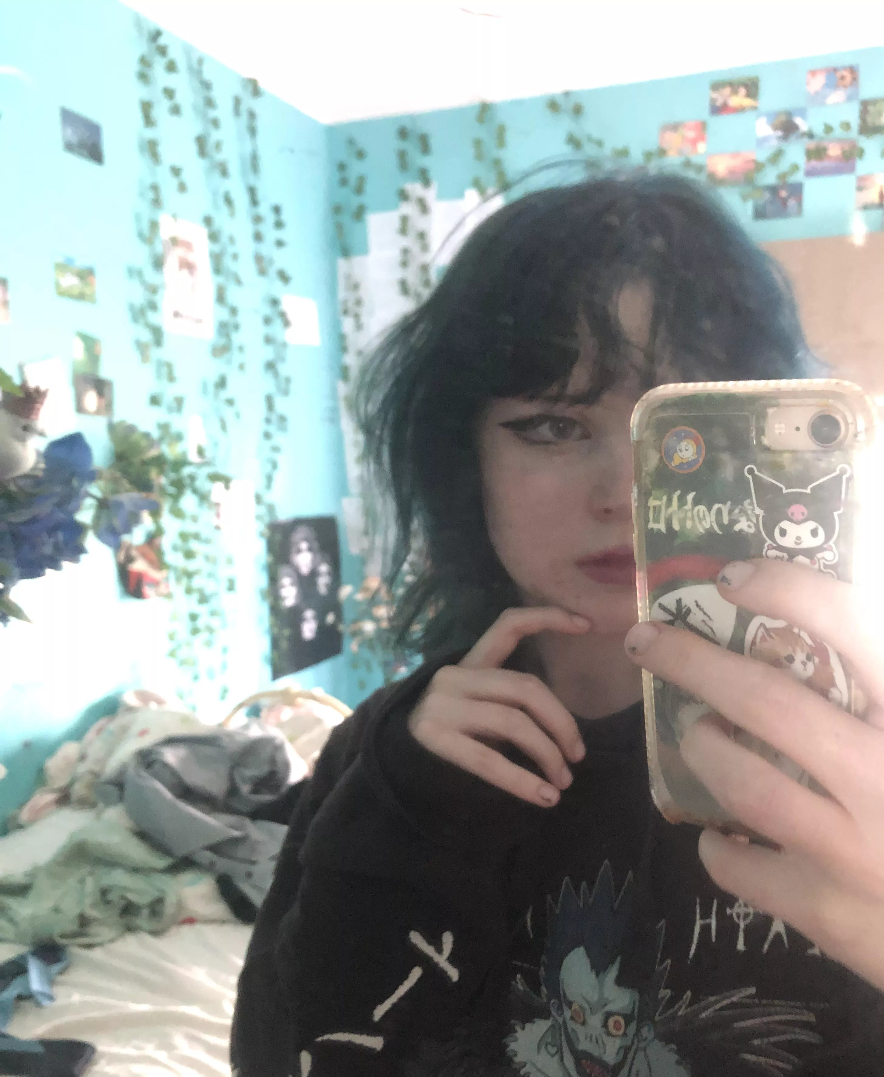 Trying wearing my hair down again :3 posted by Chester_Ferrari