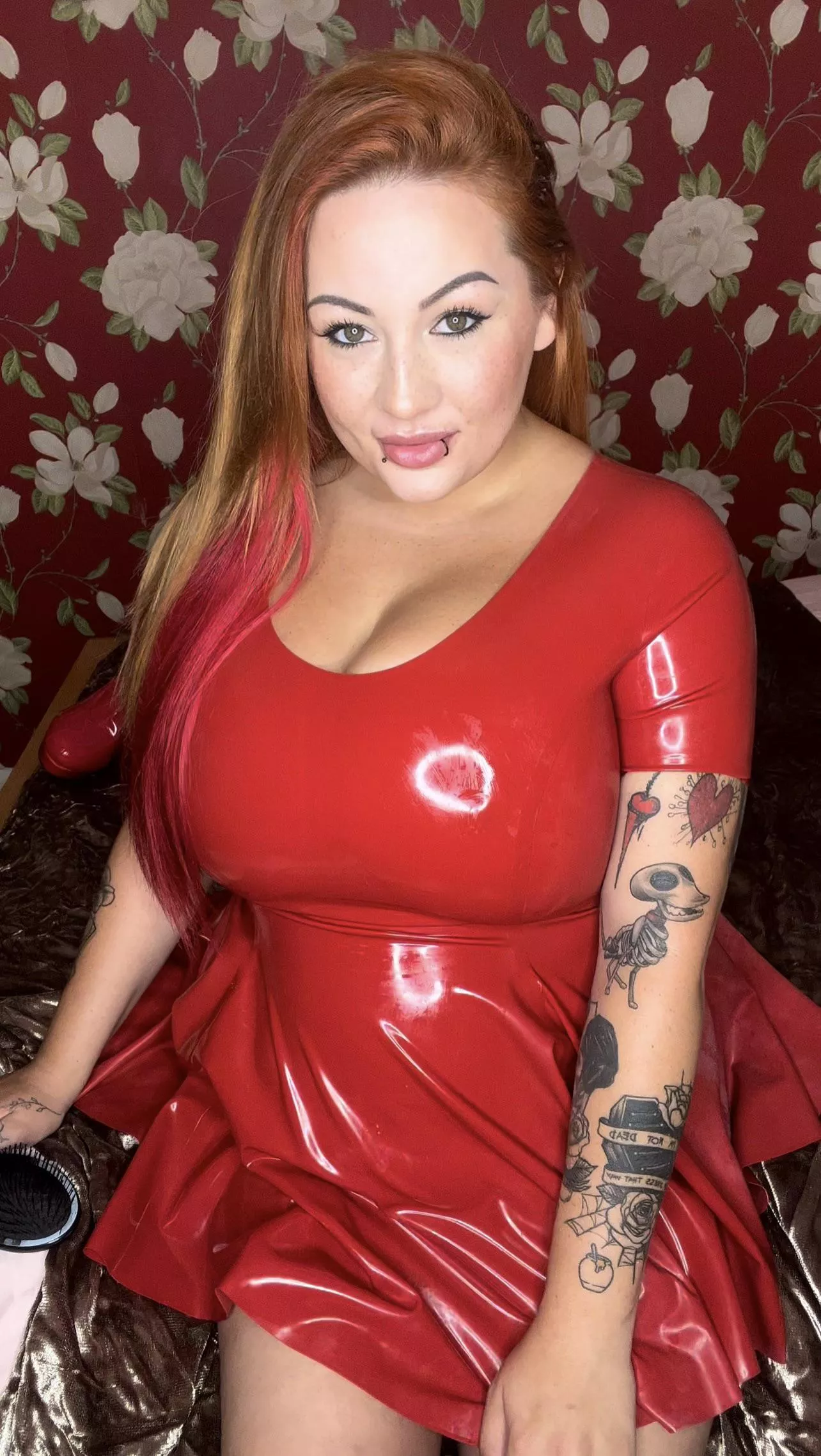 Wrapped in red posted by GodddessLuna