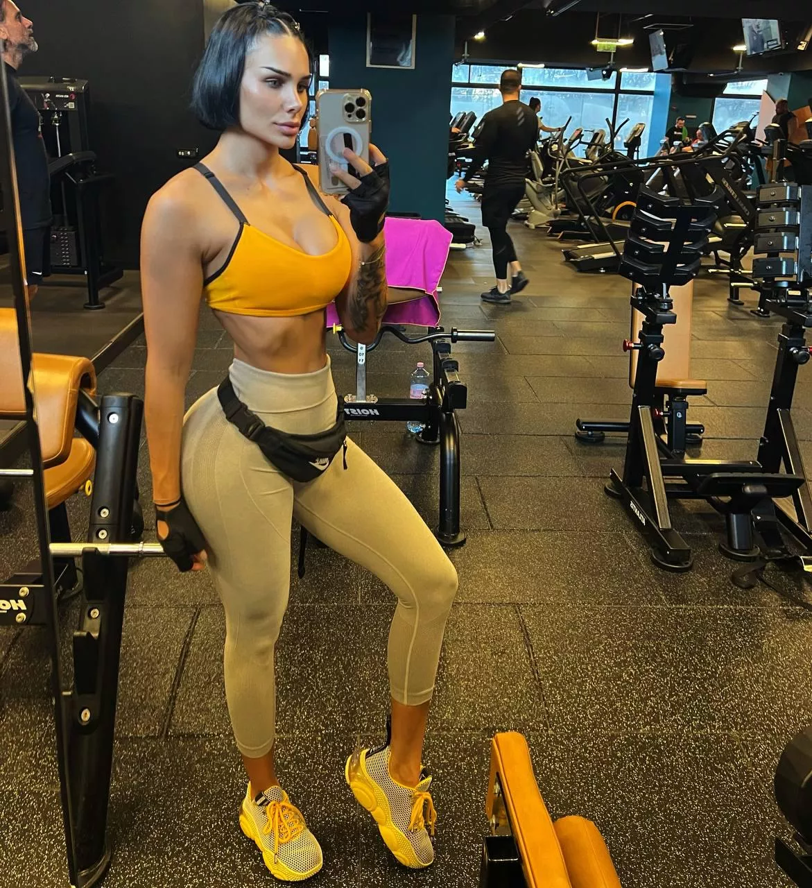 After hard workout posted by KarmaKittenKiss