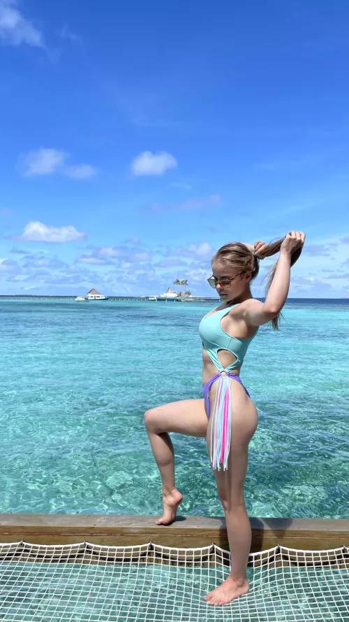 Bathing in the sun for a beautiful tan by adlenaline_