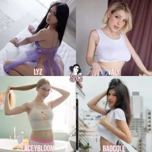 Help us choose our February profile icon! 💞 Models: Lyz, Valy, Laceybloom, + Badcole by SuicideGirls