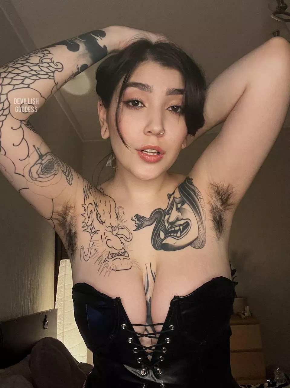 I clearly see how addicted you are for My armpits posted by devillishgoddess