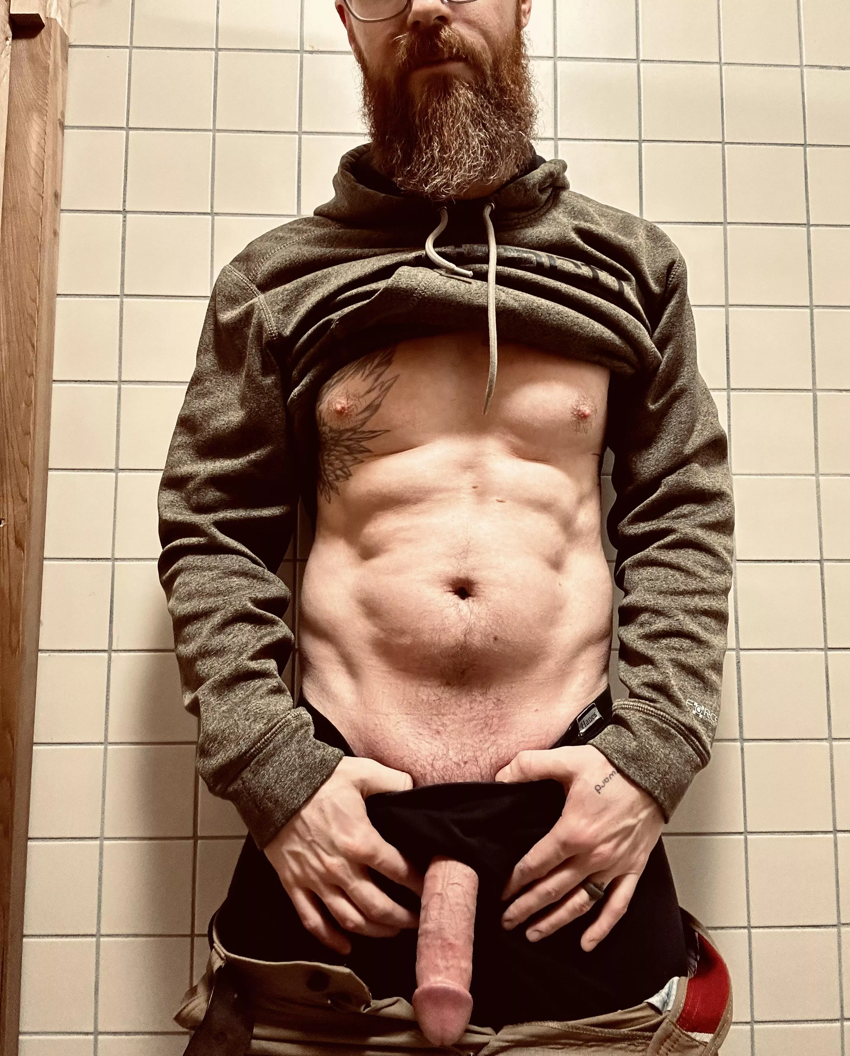 Little morning work selfie posted by Affectionate_Head855