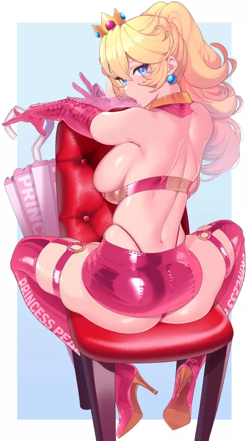 Princess Peach (unknown) by awesome-pasam