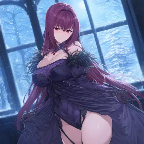 Scathach Skadi [Fate/GO] by CheetahSperm18