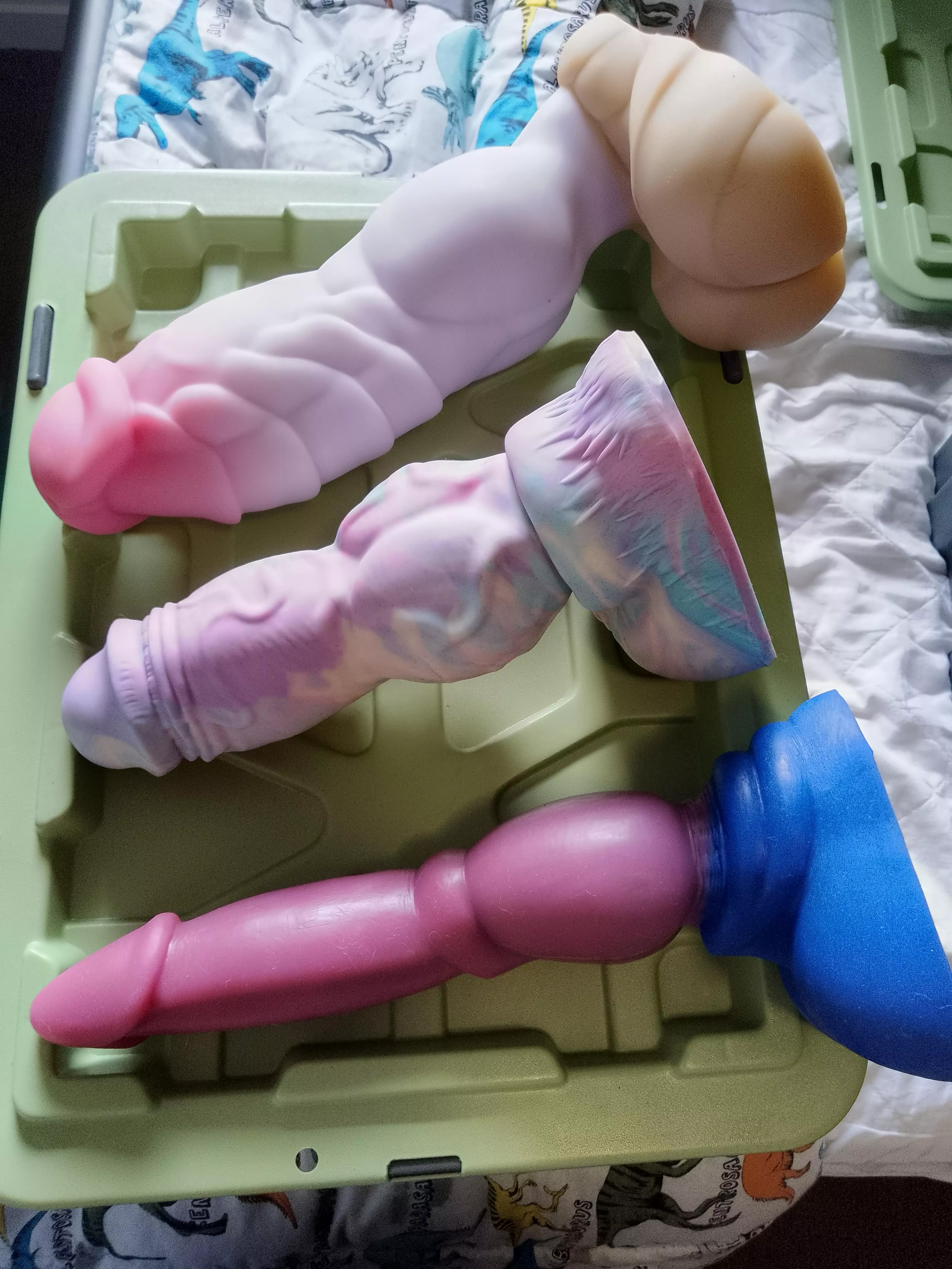 The new additions to my horde (description of toys below) posted by rolypolykanga