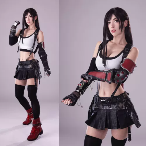 Tifa Lockhart Cosplay from Final Fantasy 7 Remake by morganalefoy