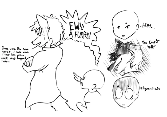 Watch what you say little one... by Keokans