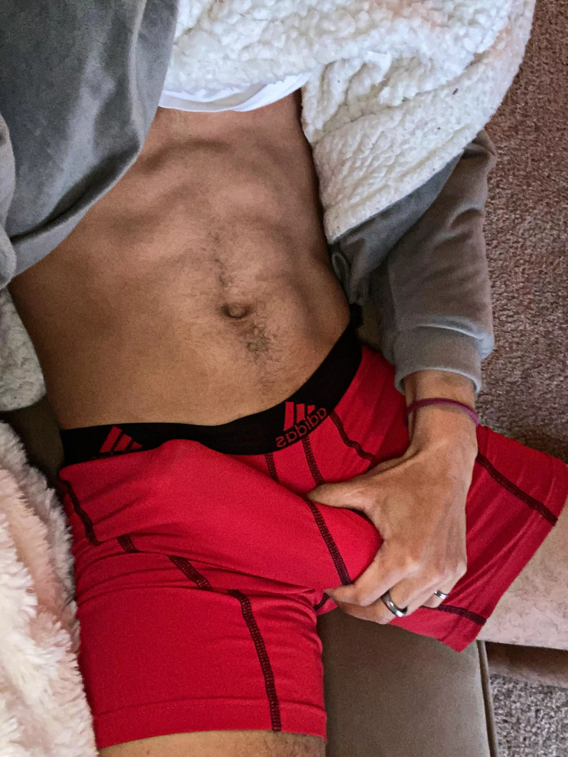 We’re roommates and you walk in on me wearing these. What are you doing? posted by SomeoneHelpUs