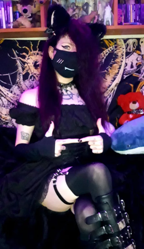 where's my fellow goths at ? by femboySTYX