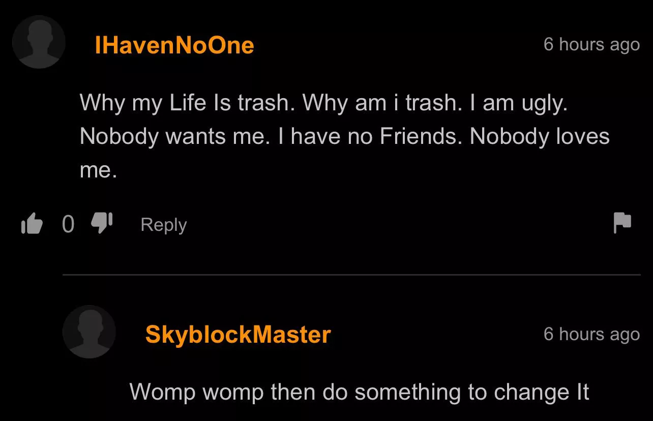 Womp womp posted by Lesbeani