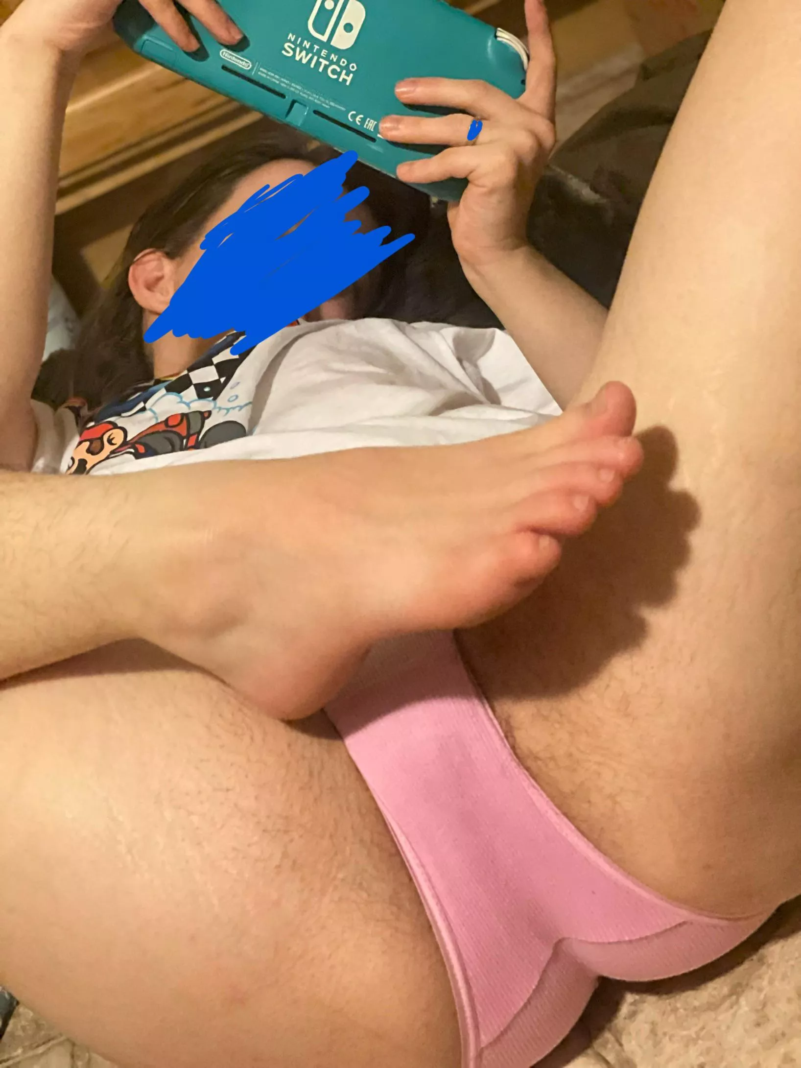 You play with my toes. I’ll play my game. posted by Said1942