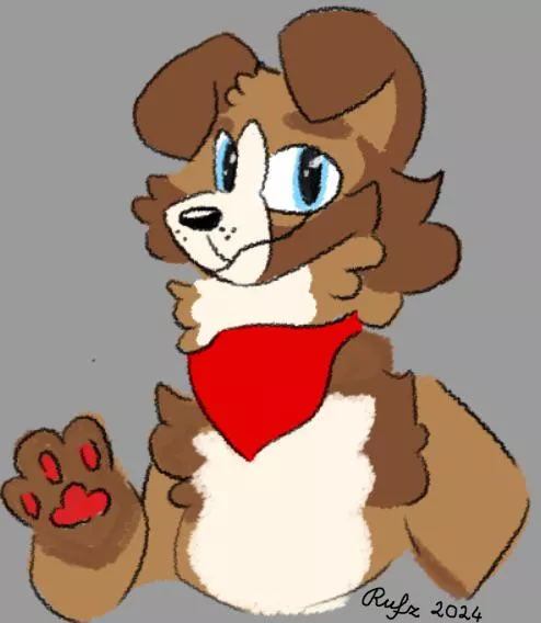 A fursonal from a friend (My art) posted by Not_ruffz
