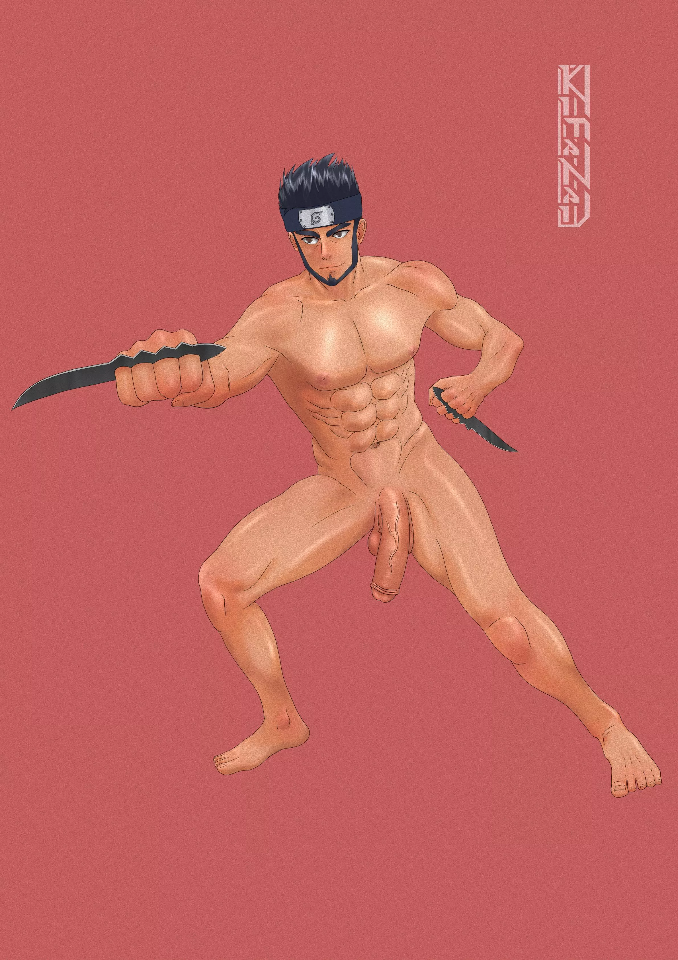 Asuma (Kitanai) [Naruto] drawing by me~ posted by KitanaiBL