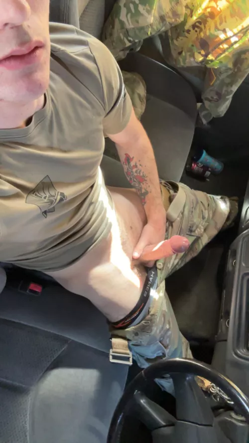 Ate lunch in the truck while scrolling through Reddit and got horny anyone want to come help by Spiritual-Pangolin87