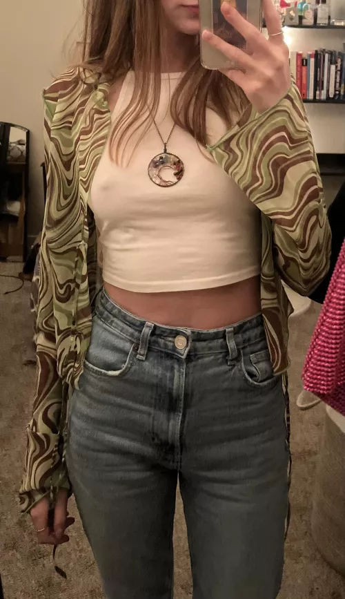 Braless is the only way I go to first dates by TheSapphicSiren