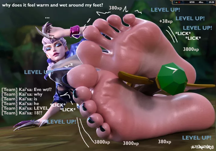 Evelynn (League of Legends) [Artist: Alternat0r218] by ComaOfSouls