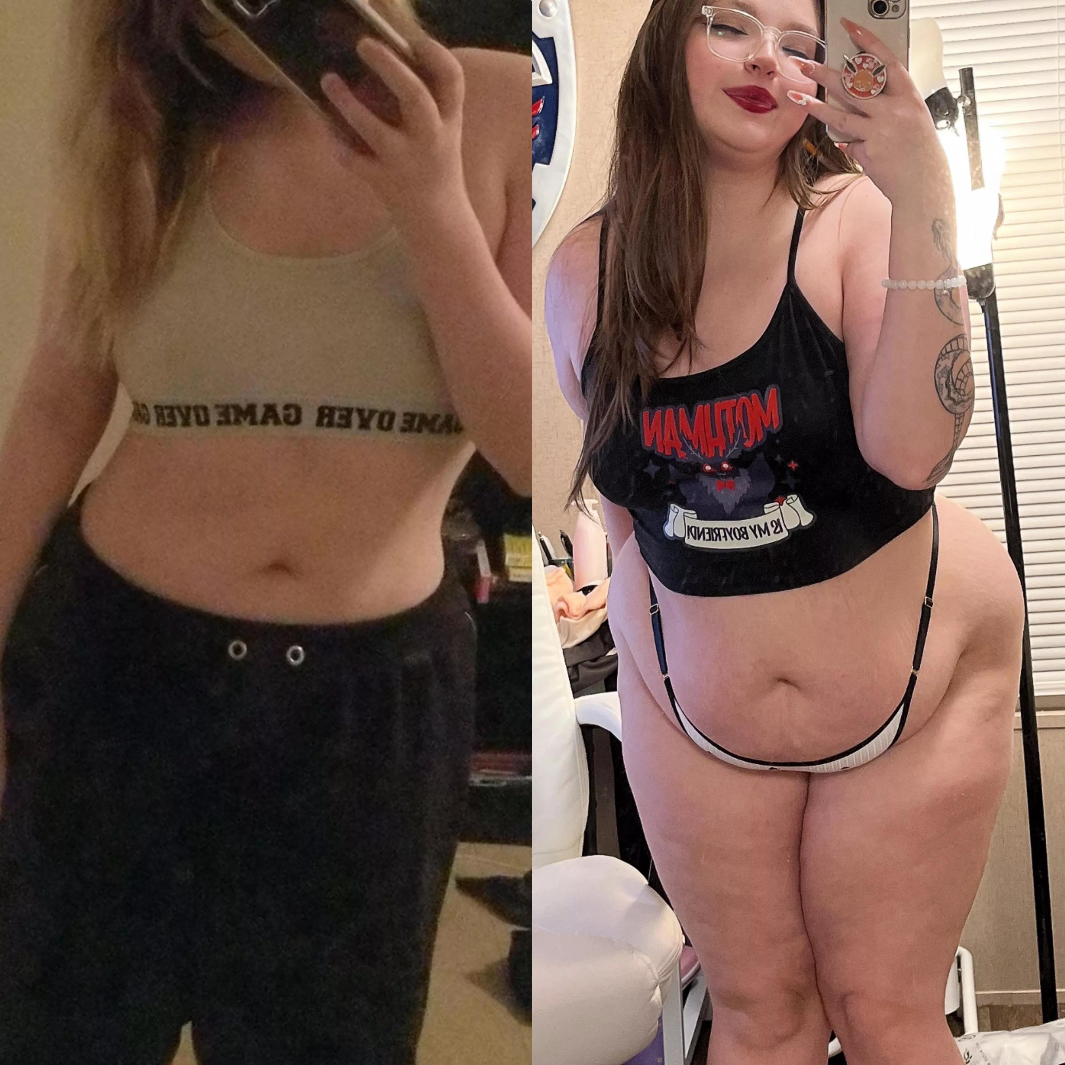 from flat to fat <3 posted by Mistressbaozii