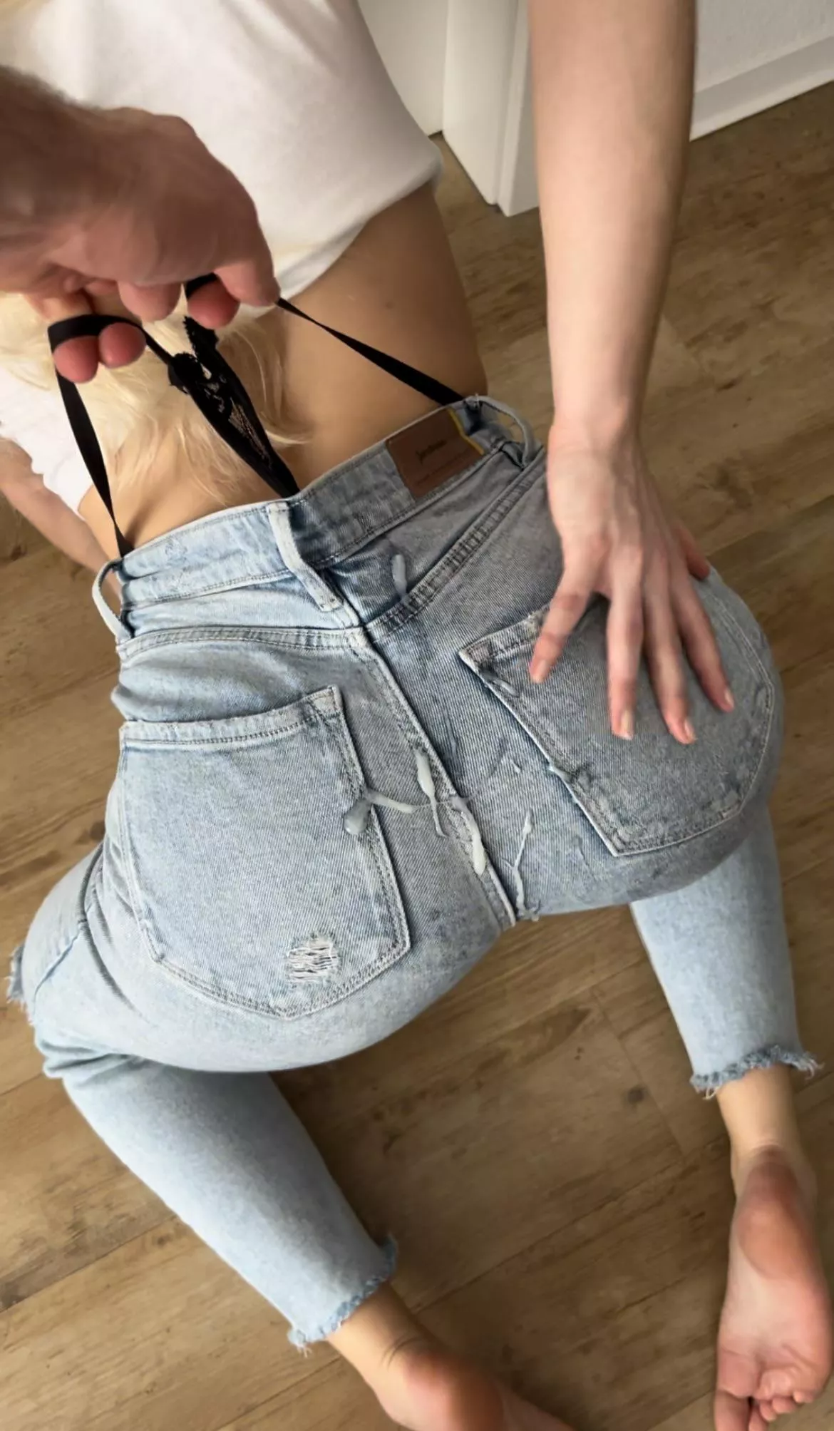 he still couldn't resist after he cums on my ass in jeans posted by GloomyCurator