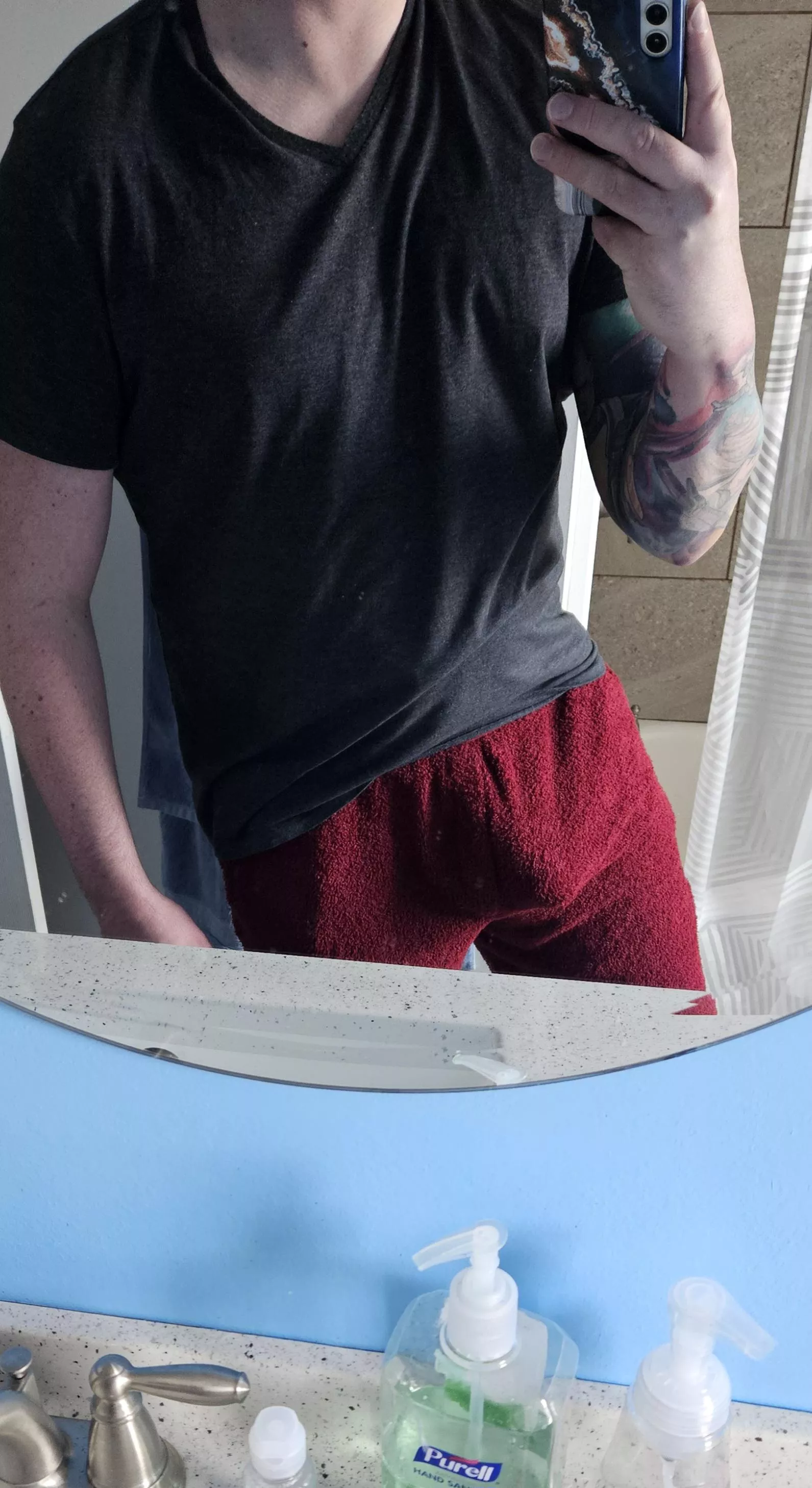 Horny af after my shower. I can't keep him down posted by Massive_Ad6903