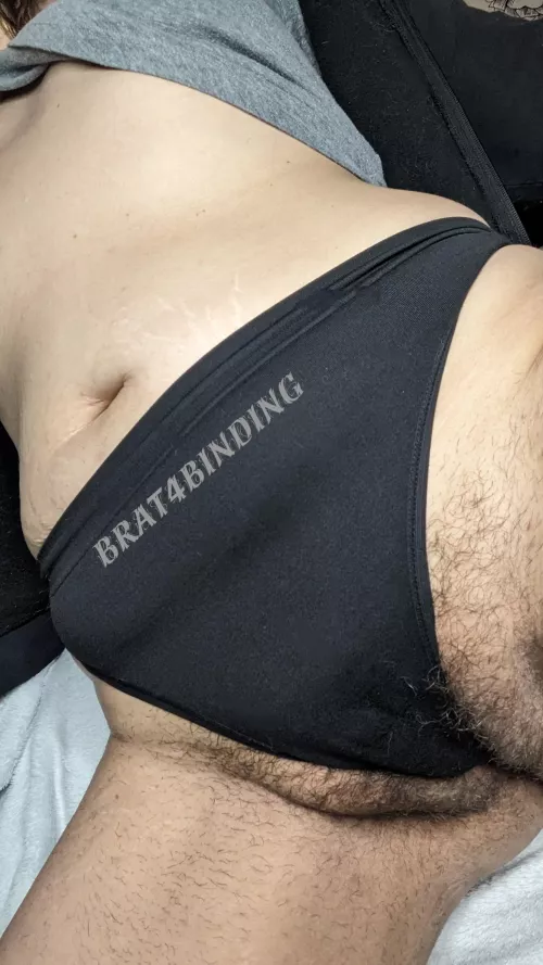I have a feeling these panties won't stay on long 😜 by Brat4Binding