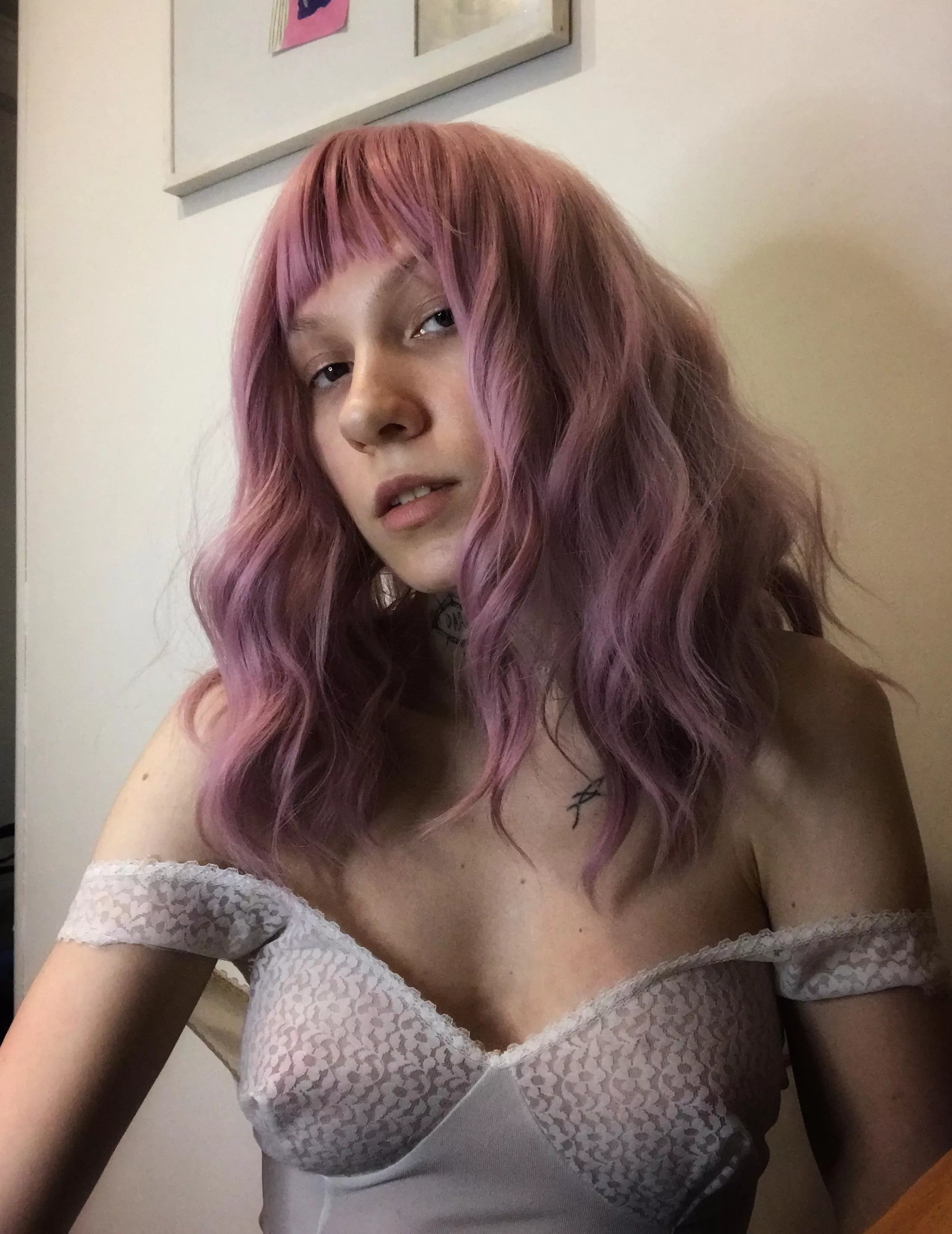 I have to play with my boobs myself but I wish that were your hands😭 posted by JeanieHall