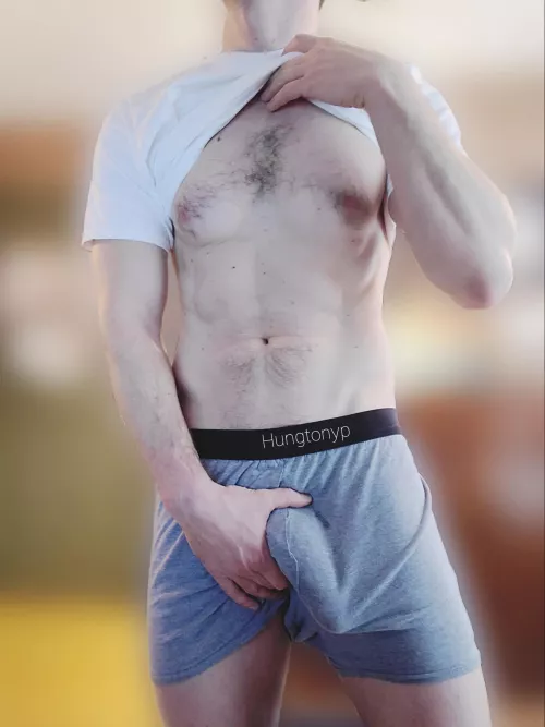 Light blue boxer briefs by hungtonyp